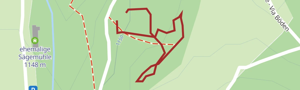 Route map: MTB Skill Area